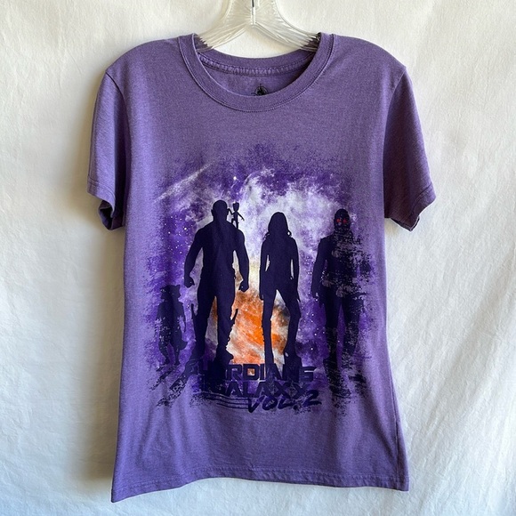 Disney lavender Guardians of the Galaxy Vol. 2 T-shirt, size L - Picture 1 of 6